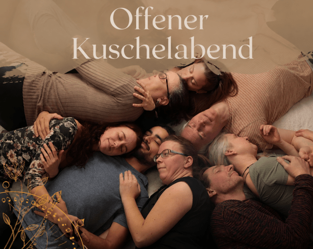 Kuschelnde Menschen